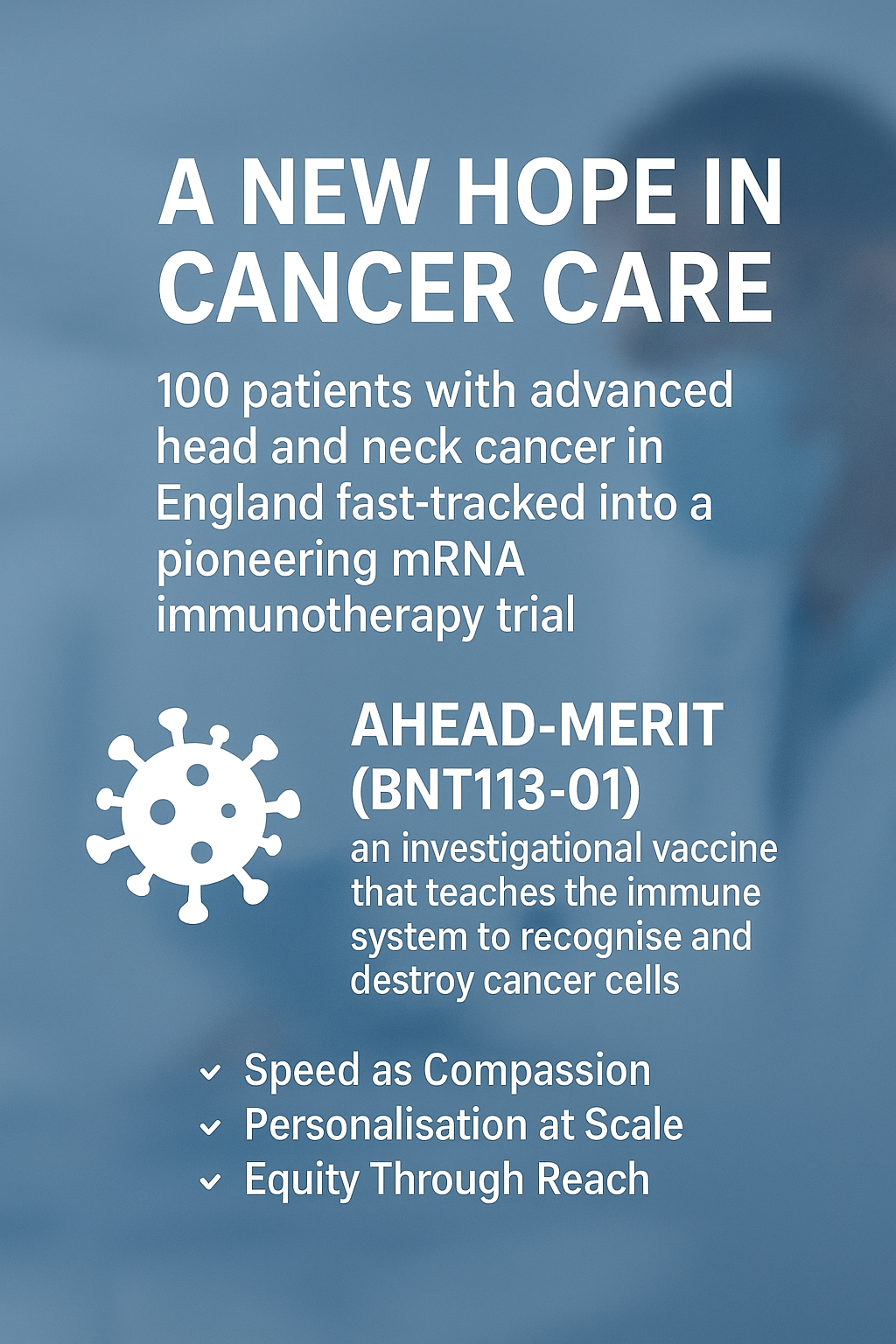 A New Hope in Cancer Care: mRNA Vaccine Trial Brings New Promise to Head and Neck Cancer Patients